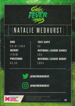 2018 Tap 'N' Play Suncorp Super Netball #10 Natalie Medhurst Back